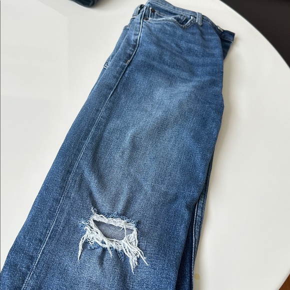 Re/Done High Rise Destroyed Jeans - Picture 8 of 14